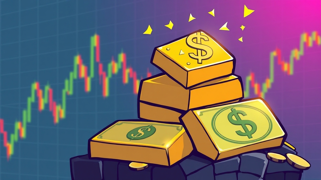 오늘의 금 시세 및 환율 (cartoon 스타일)