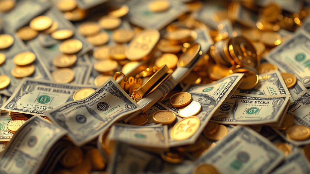 금값 변동 요인 분석 (realistic 스타일)