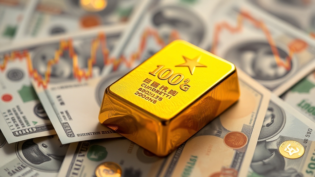 100g 골드바 시세 정보 (realistic 스타일)