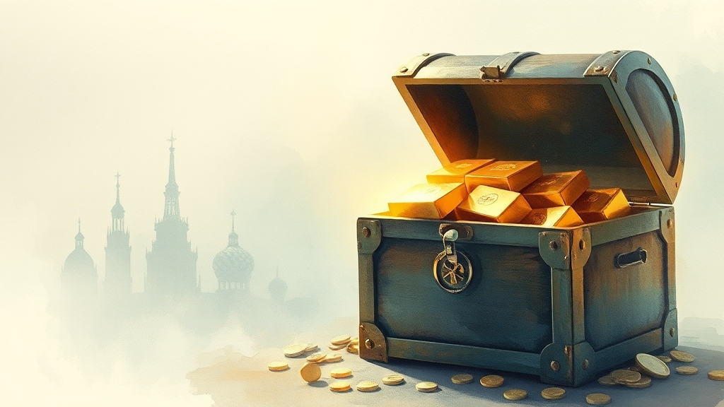 금 투자 전략 및 유의사항 (watercolor 스타일)