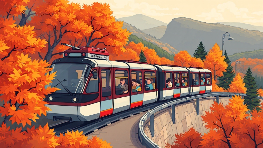 모노레일 이용 팁 (cartoon 스타일)