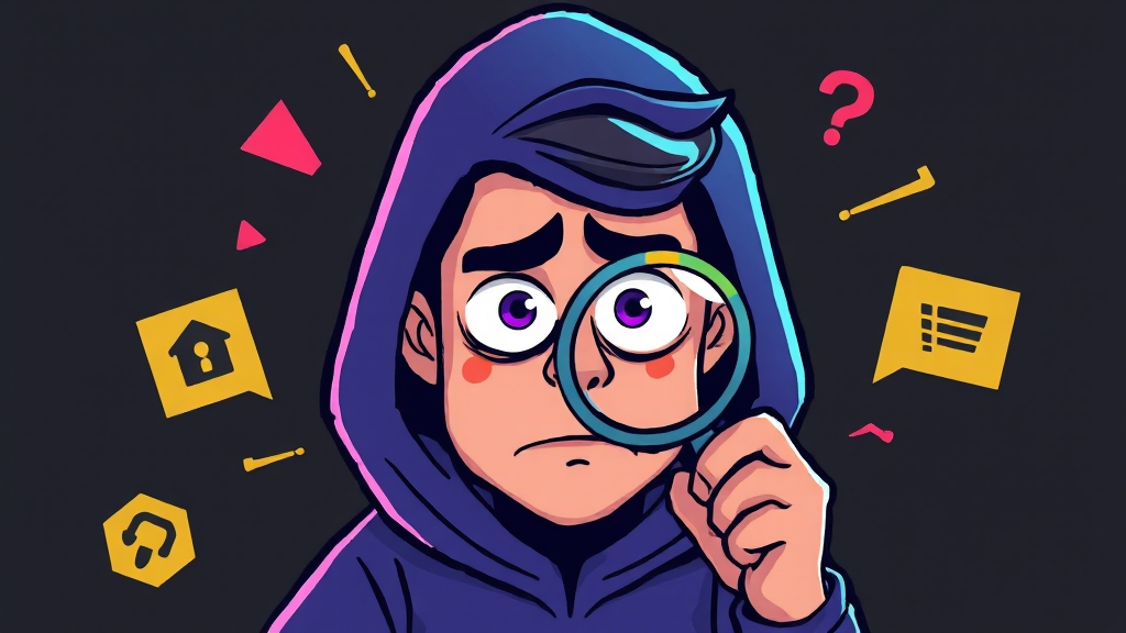 개인정보 유출 확인법 (cartoon 스타일)