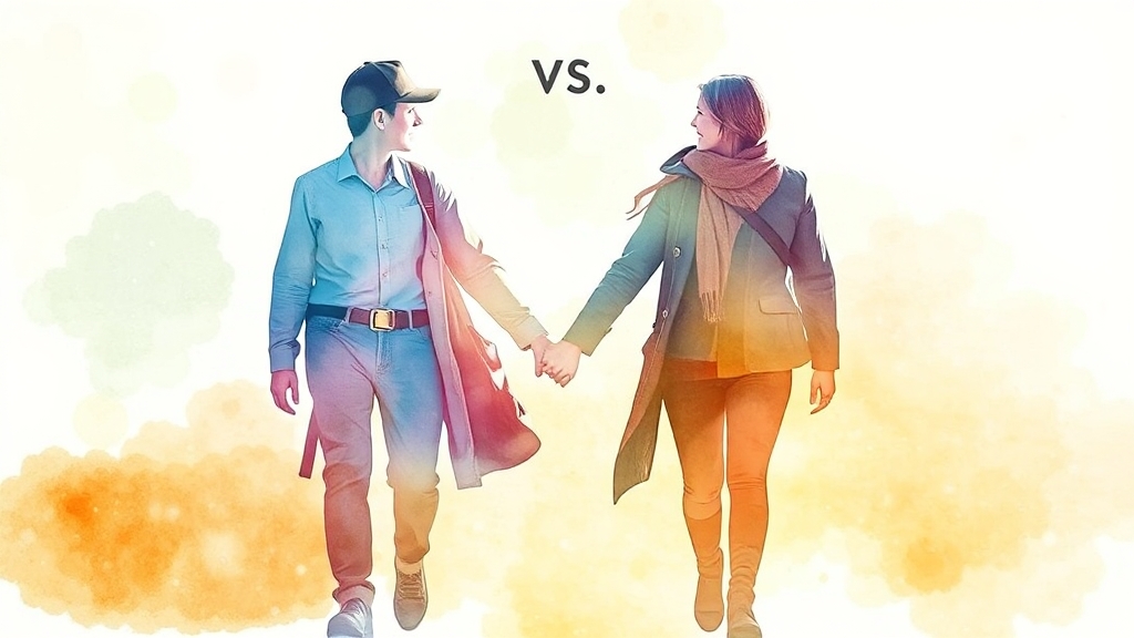 2024 국민취업지원제도 완벽 가이드: 신청부터 혜택, 2025년 변경사항까지 3 1유형 vs 2유형 차이 (watercolor 스타일)