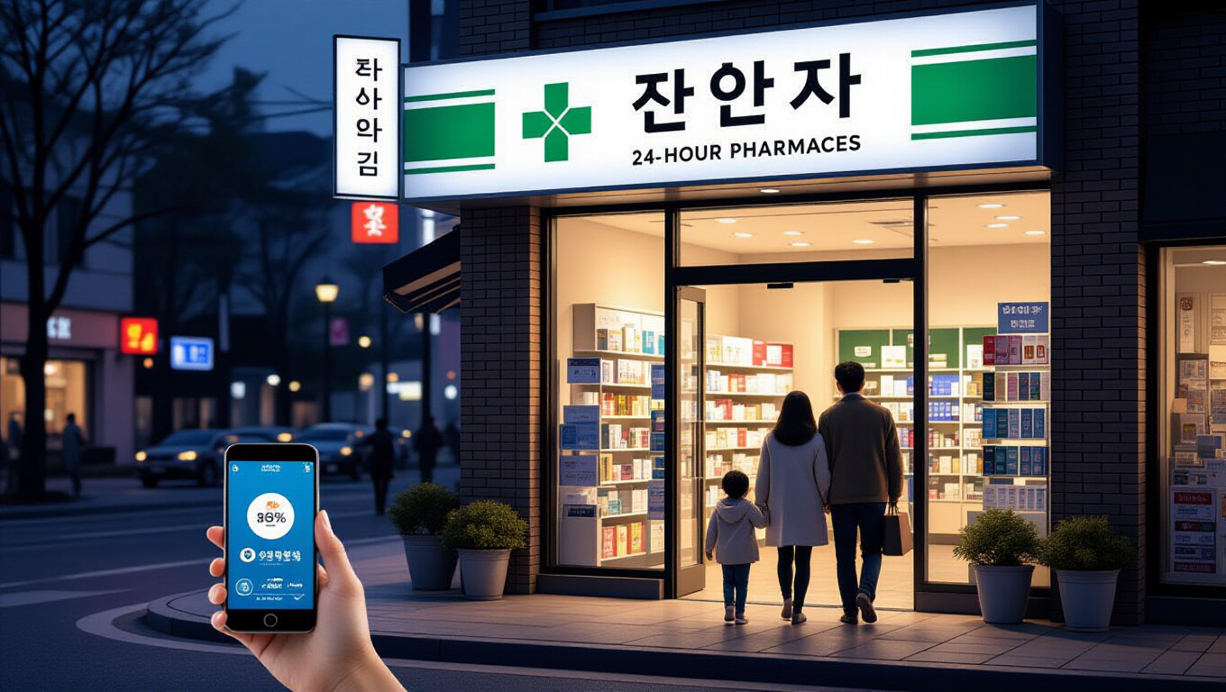 24시간 약국 찾는 법: 심야, 휴일, 응급 상황 대처 A to Z 3 🔍 가까운 24시간 약국, 어떻게 찾을까요?
