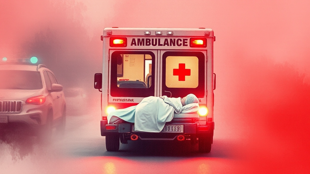 중증 및 특수 응급 진료 (watercolor 스타일)