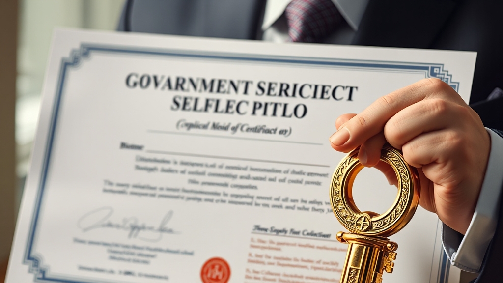 인증서 발급 및 활용 (realistic 스타일)