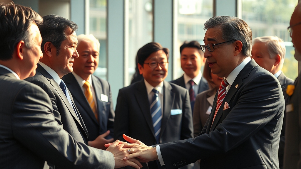 미국 내 소통 및 협력 강화 전략 (realistic 스타일)