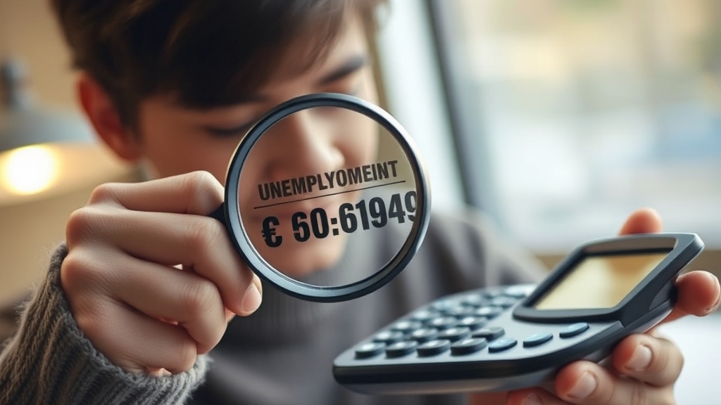 실업급여 지급액 및 기간 (realistic 스타일)