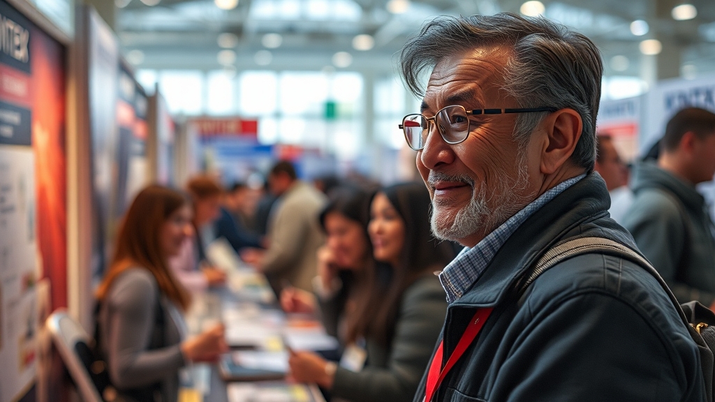 5070 일자리 박람회란? (realistic 스타일)