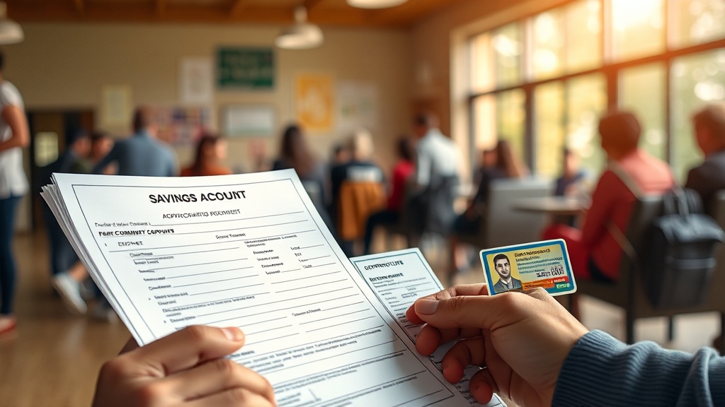 신청 방법 및 필요 서류 (realistic 스타일)