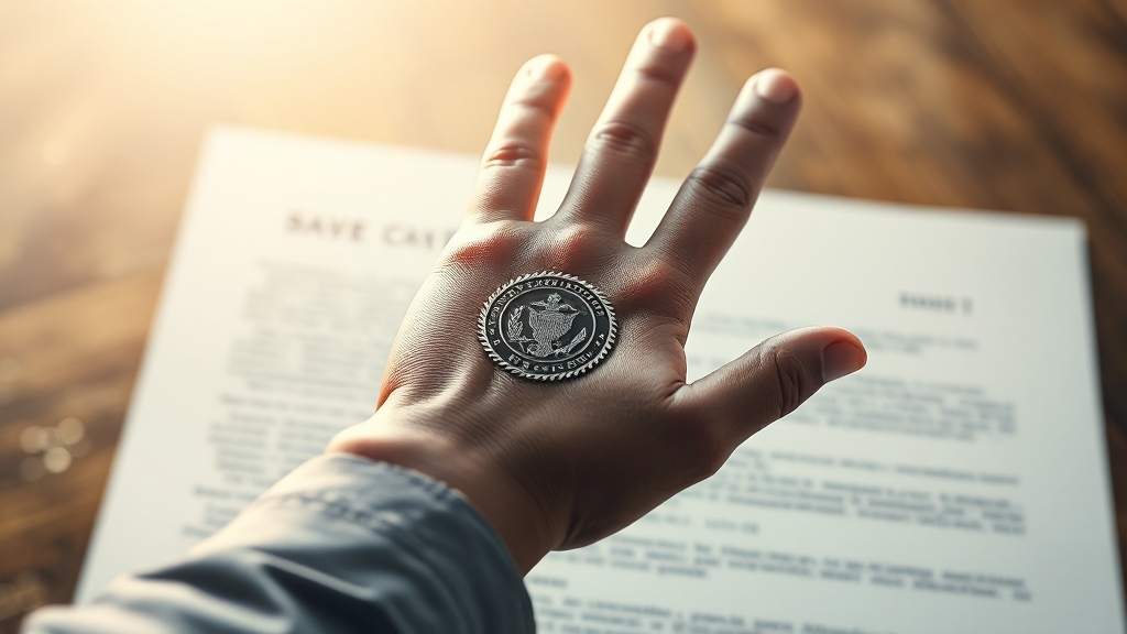 정부 지원금 수령 조건 (realistic 스타일)