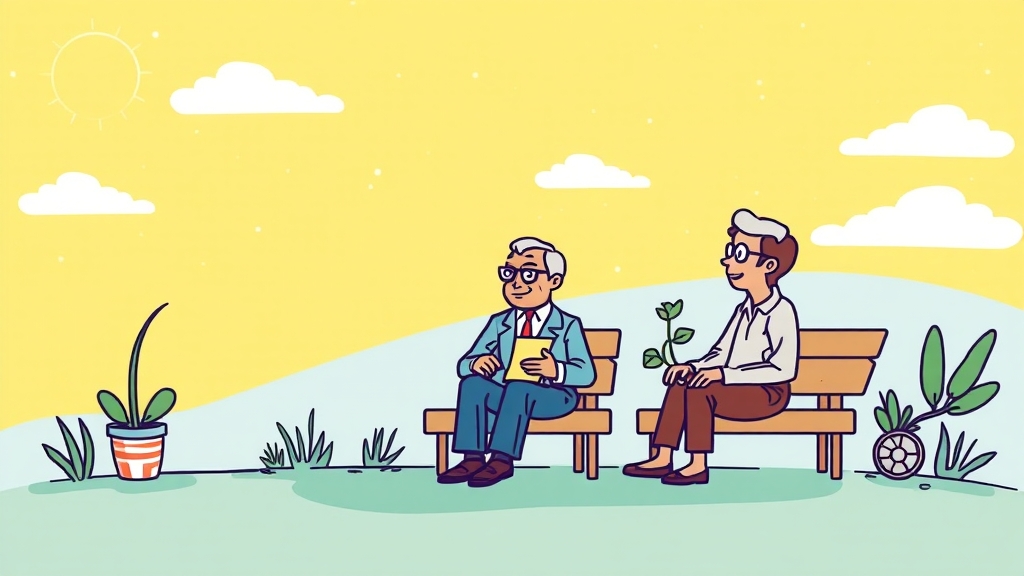 연금저축 종류별 특징 비교 (cartoon 스타일)