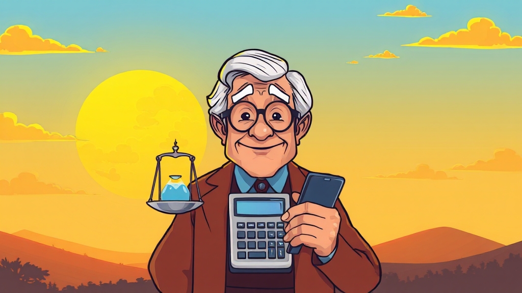 연금 수령 시 과세 및 유의사항 (cartoon 스타일)