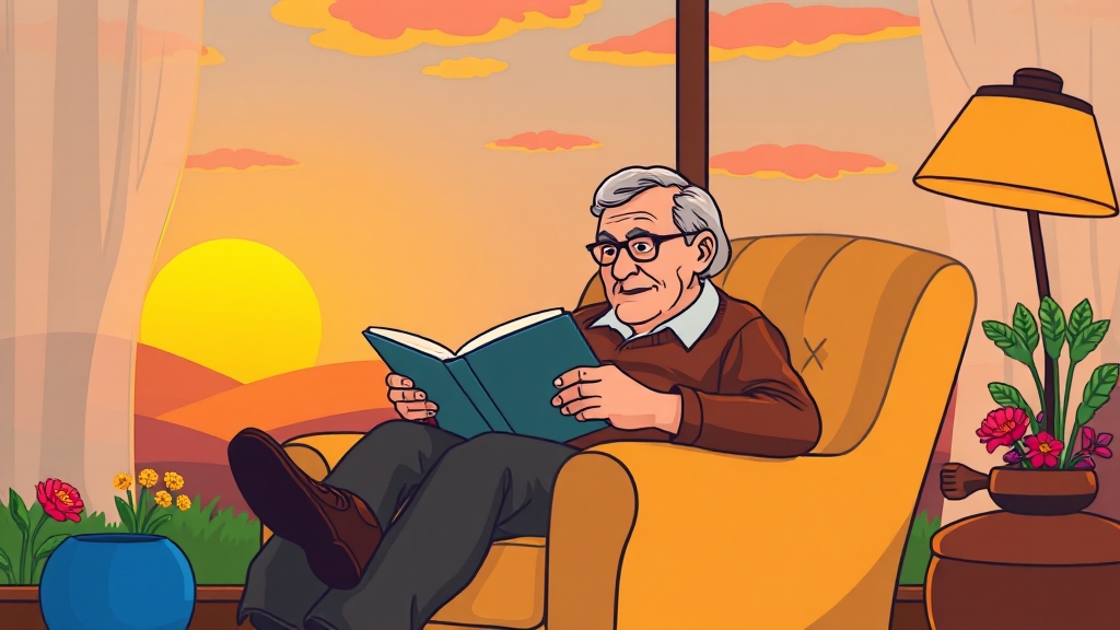 든든한 노후, 지금부터 준비하세요! (cartoon 스타일)