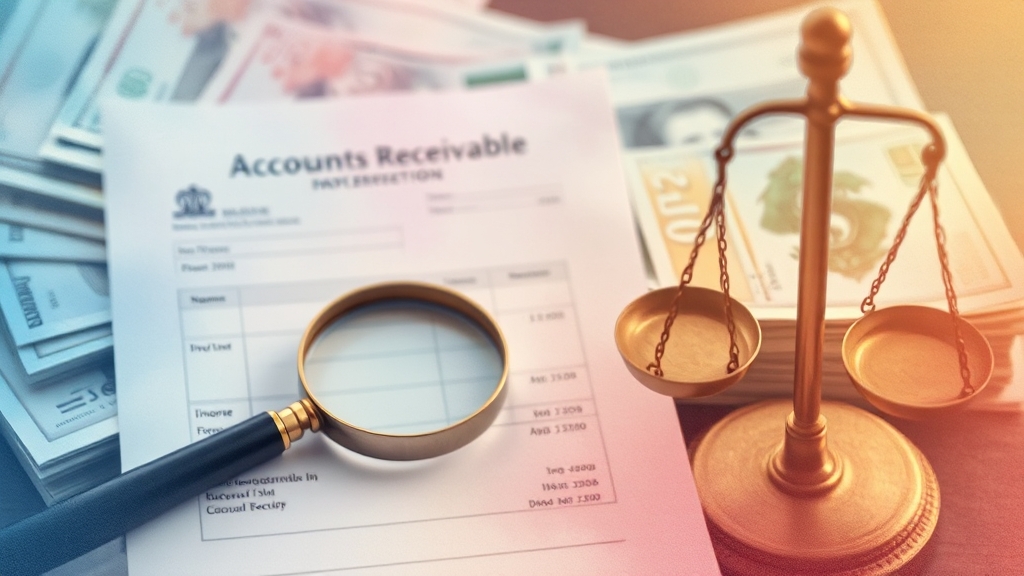 미수금 발생 시 대응 방안 (watercolor 스타일)