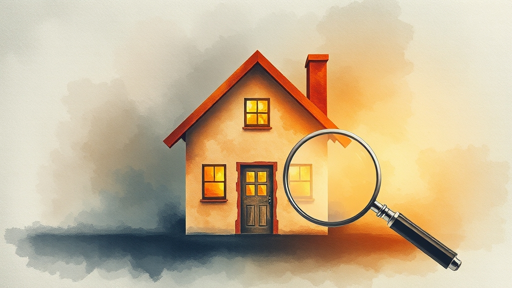 실거주 의무 강화와 갭투자 차단 (watercolor 스타일)