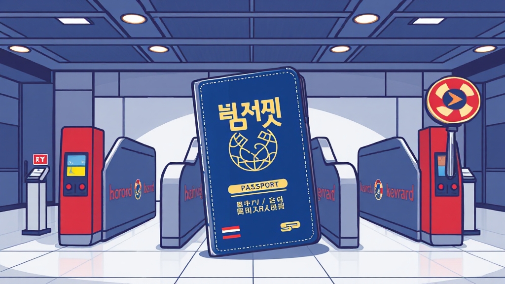 전자 여권이란? (cartoon 스타일)