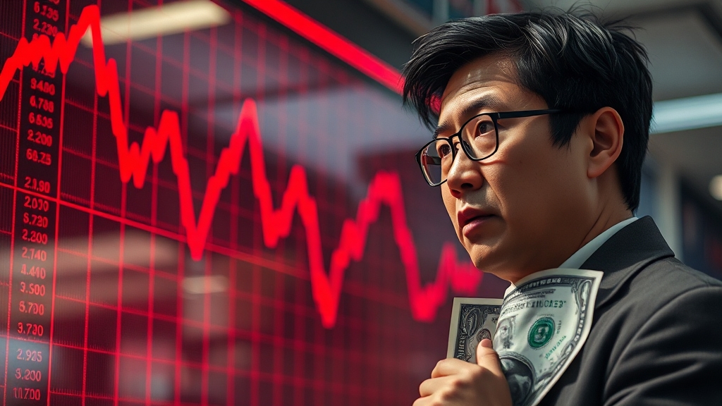 미국 증시, 한국 주식 시장에 미치는 영향 (realistic 스타일)