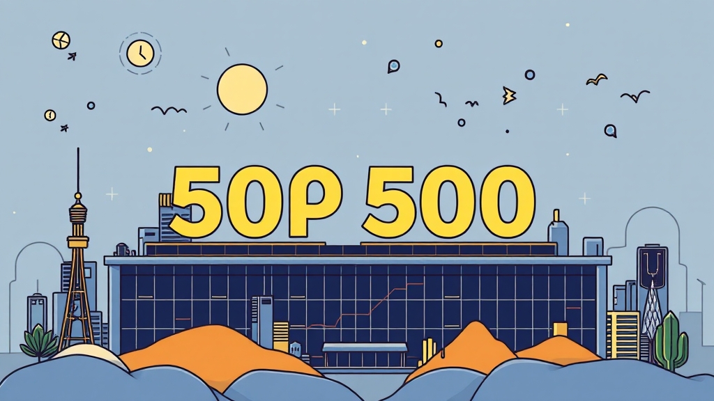 S&P500 ETF 투자 전략 (illustration 스타일)