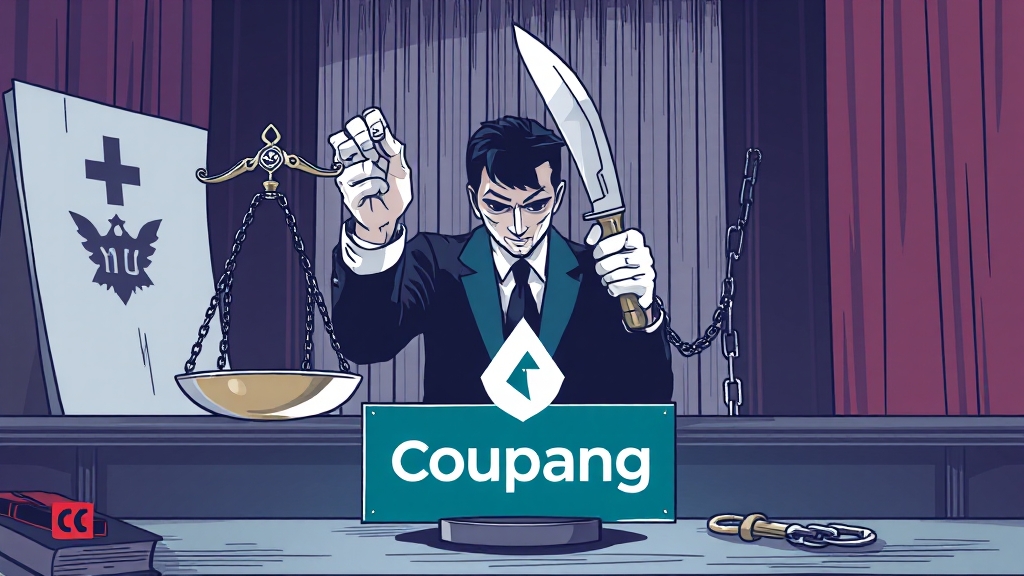 이재명 대통령, 사정기관 경고! 문제점 분석 및 개혁 방향 제시 4 문제 사례: 쿠팡, 이화영, 감사원 (illustration 스타일)