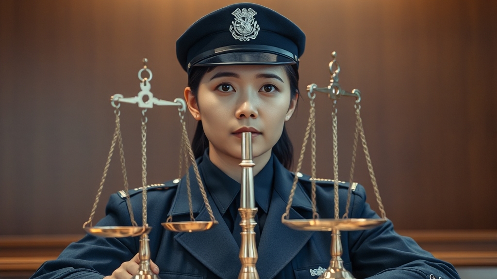 여경은 판사 프로필 (realistic 스타일)