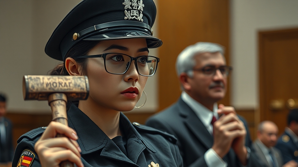 사법부 및 정치권 반응 (realistic 스타일)