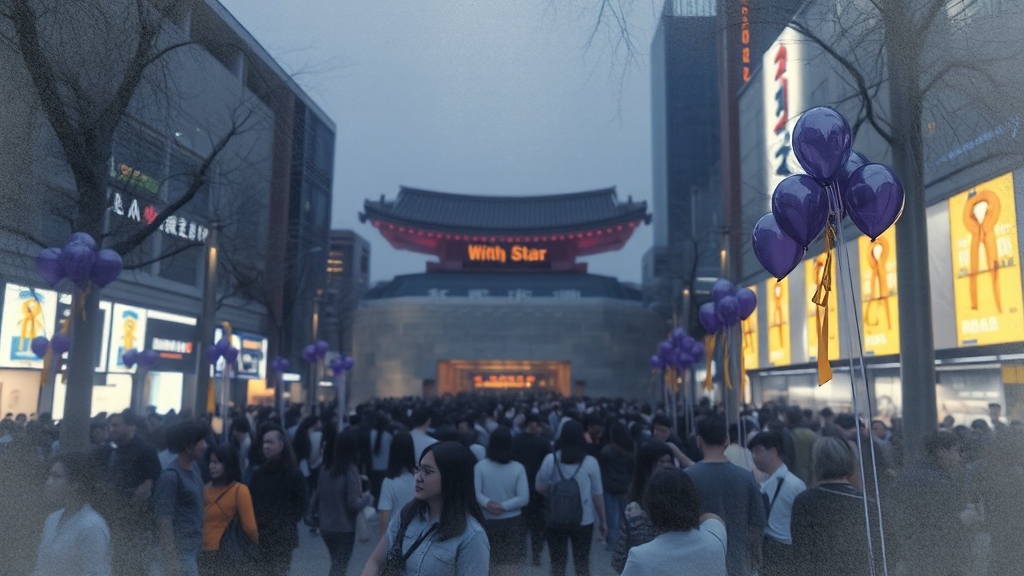 이태원 참사 3주기 추모 (watercolor 스타일)