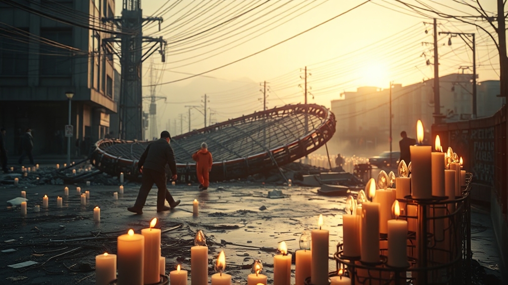 안전 시스템 개선 촉구 (realistic 스타일)