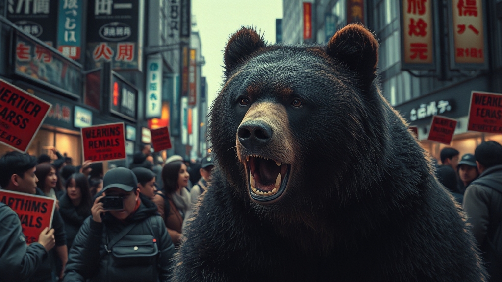곰 습격, 얼마나 심각한가? (realistic 스타일)