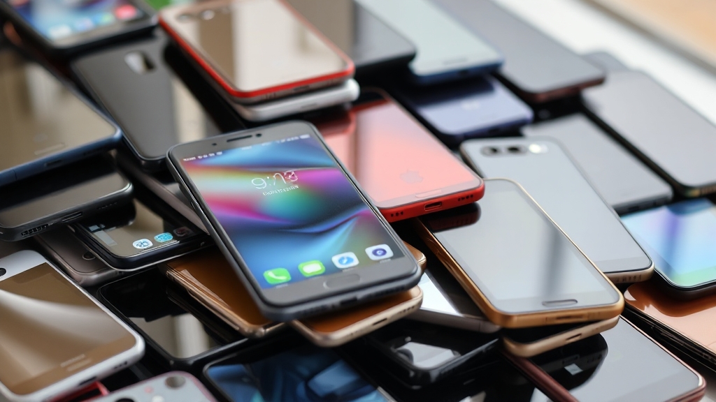 안드로이드폰 처리 방식 비교 (realistic 스타일)