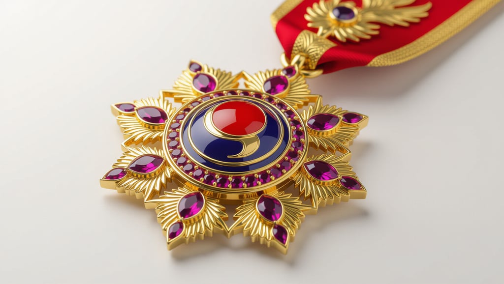 트럼프 무궁화대훈장 수여, 그 외교적 의미와 숨겨진 가치 분석 3 💎 무궁화대훈장의 상징적 의미와 재료적 가치