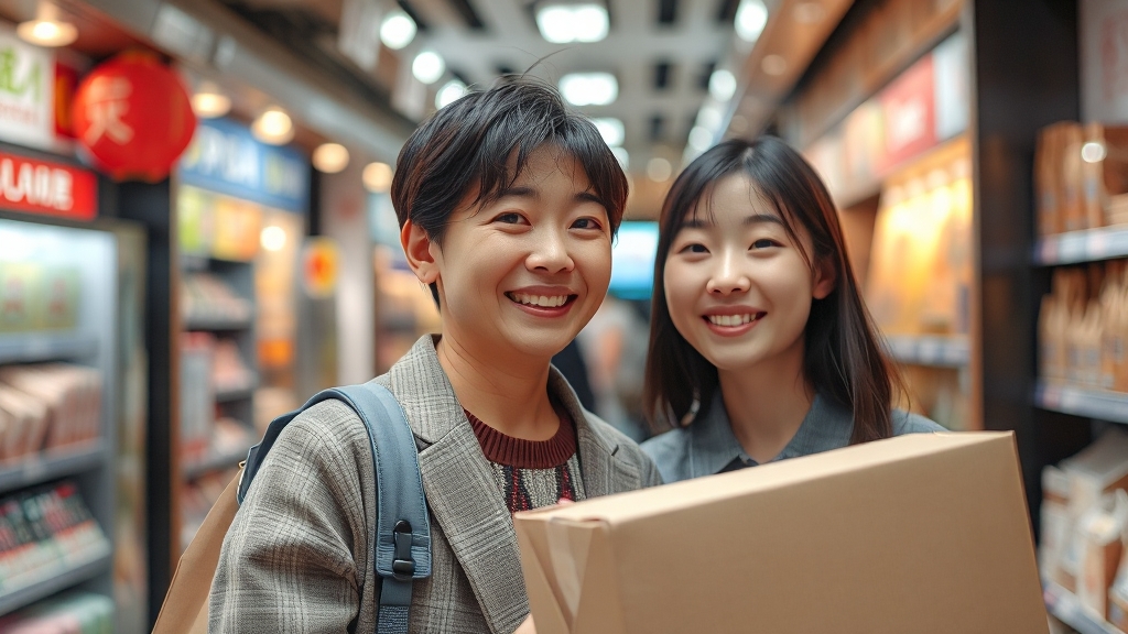 구매대행 서비스 가이드 (realistic 스타일)