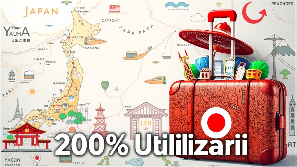 일본 여행 정보 (realistic 스타일)