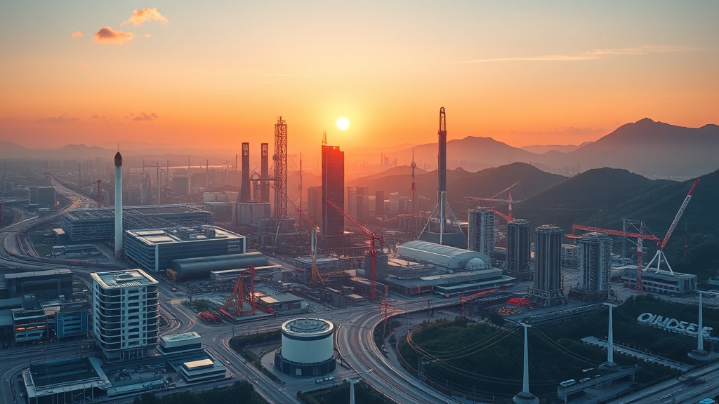 SK AI 데이터센터 울산: 친환경 구축, 지역 경제 기여, 미래 전망 7 지역 경제 및 산업 기여, 울산의 미래 (realistic 스타일)