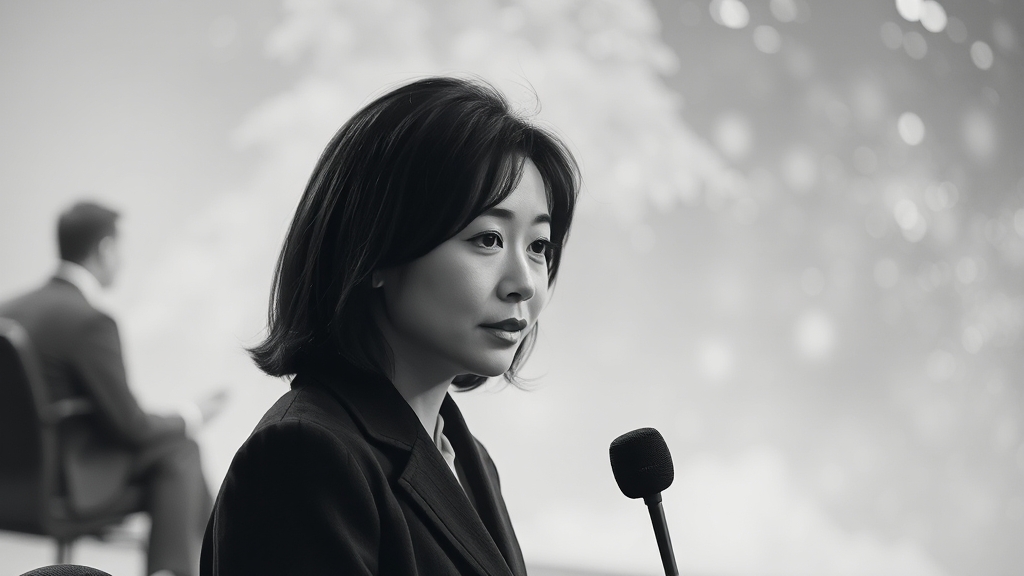 김선영 아나운서, 슬픔 속 추모 (watercolor 스타일)