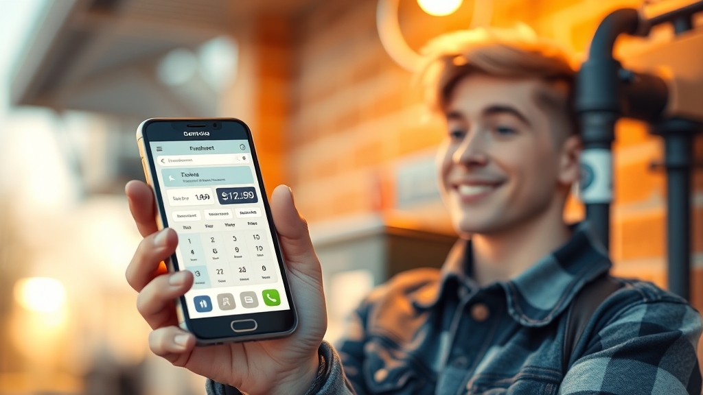 도시가스 요금, 쉽게 확인하고 납부하는 방법 (realistic 스타일)