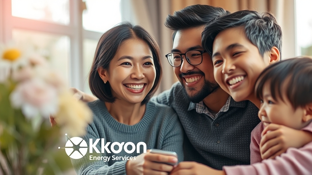 코원에너지서비스, 똑똑하게 사용하세요! (realistic 스타일)