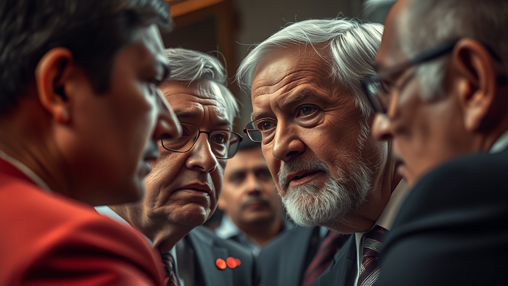 주요 정치인 발언 분석 (realistic 스타일)