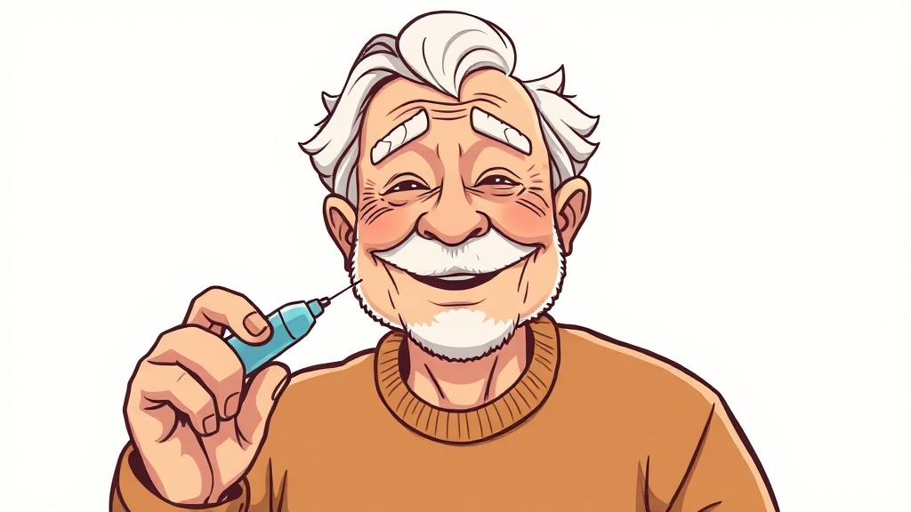 접종 방법 및 주의사항 (cartoon 스타일)