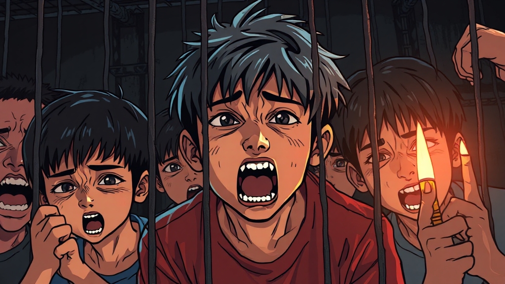 한국인 피해 사례와 유인 수법 (illustration 스타일)