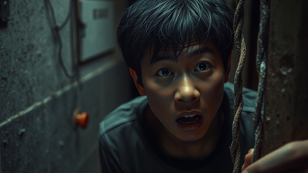 범죄 단지 내부 증언과 실태 (realistic 스타일)