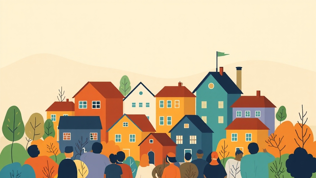 인구주택총조사 관련 FAQ (illustration 스타일)