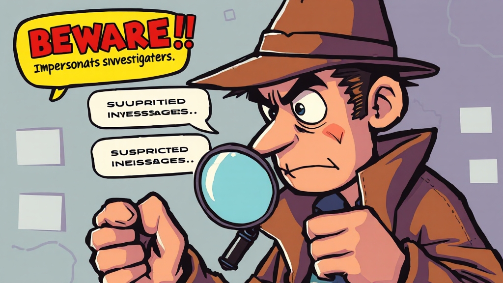 조사원 사칭, 어떻게 예방할까요? (cartoon 스타일)