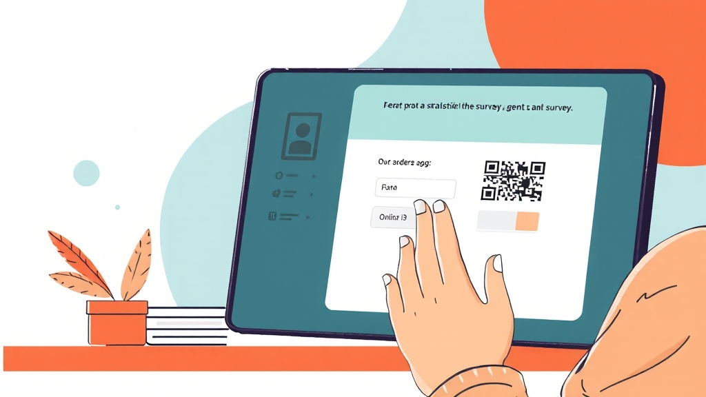 조사원 신분, 이렇게 확인하세요! (illustration 스타일)