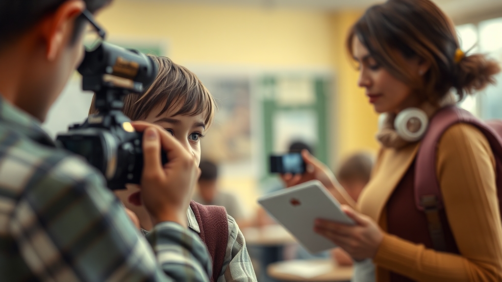 학폭 발생 시 대처 및 증거 확보 (realistic 스타일)