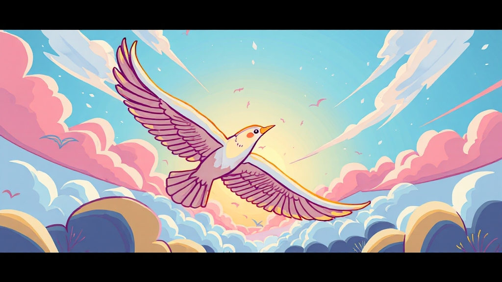 성공적인 새 출발 조언 (cartoon 스타일)