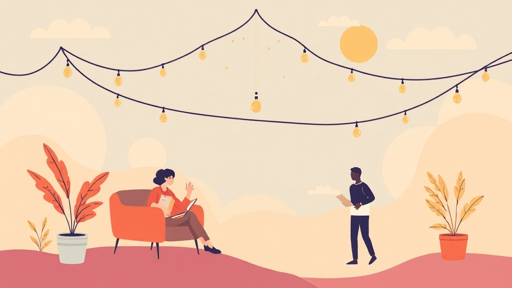 자영업자 고용보험이란? (illustration 스타일)