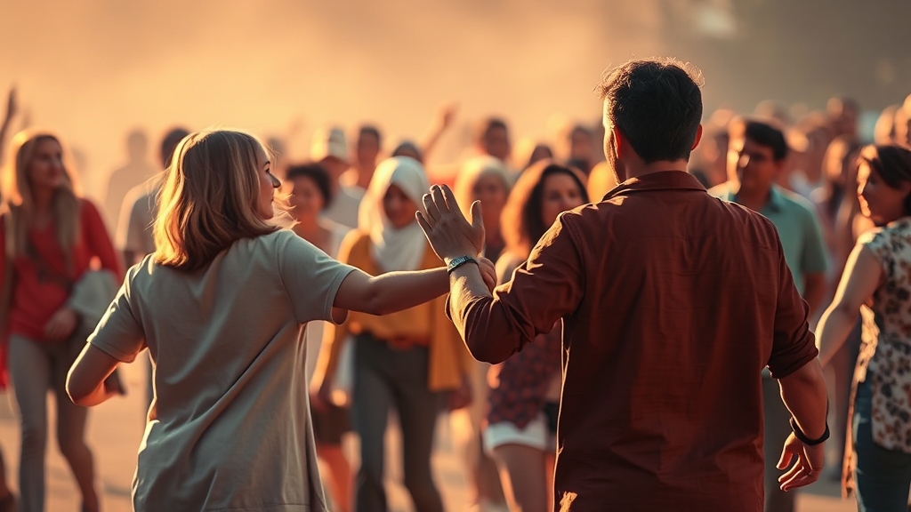 찬성 측 주장: 공동체 의식 강조 (realistic 스타일)