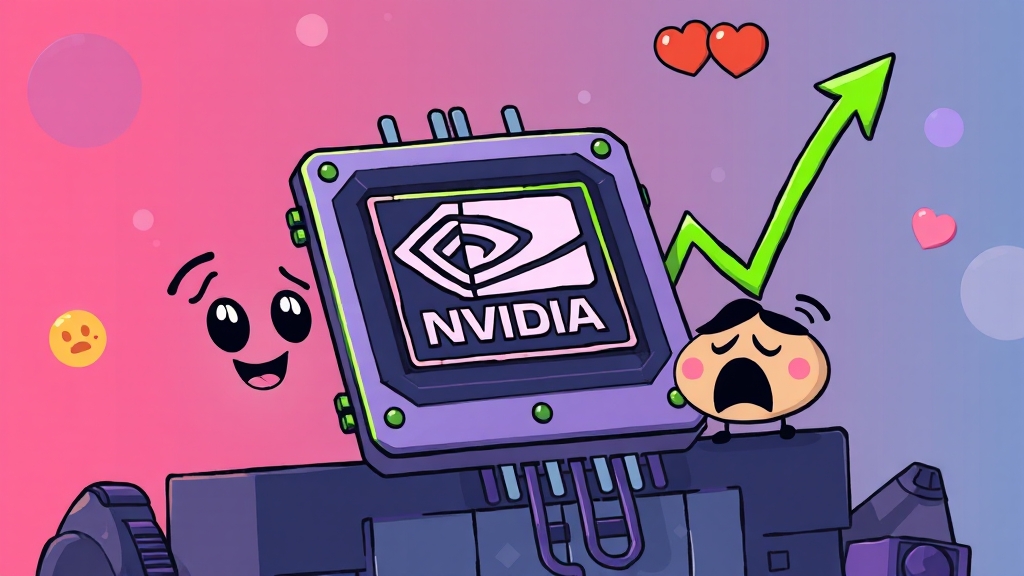 실적 발표 후 주가 변동 추이 분석 (cartoon 스타일)