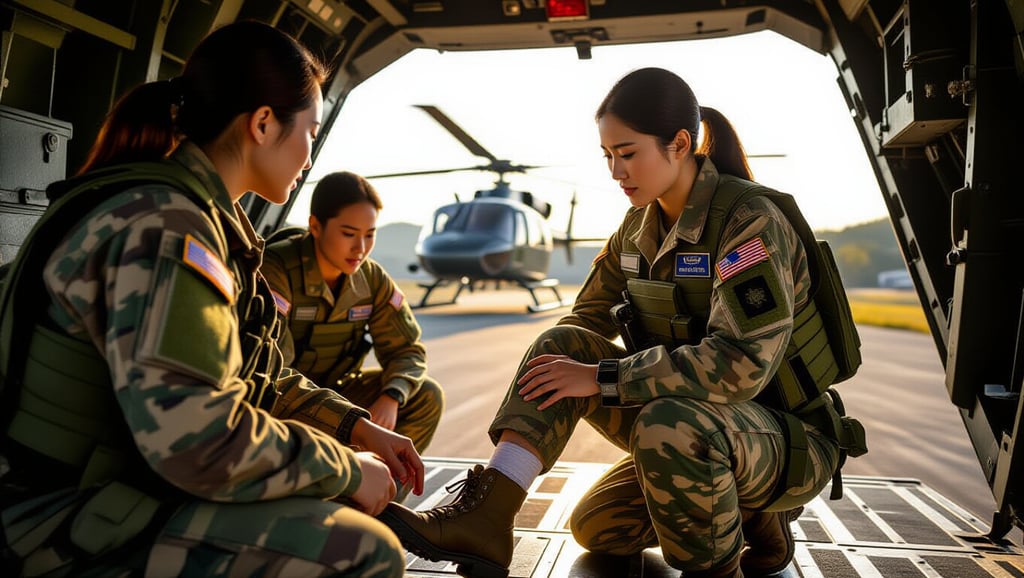 🏥 부상 장병 상태와 신속한 대처